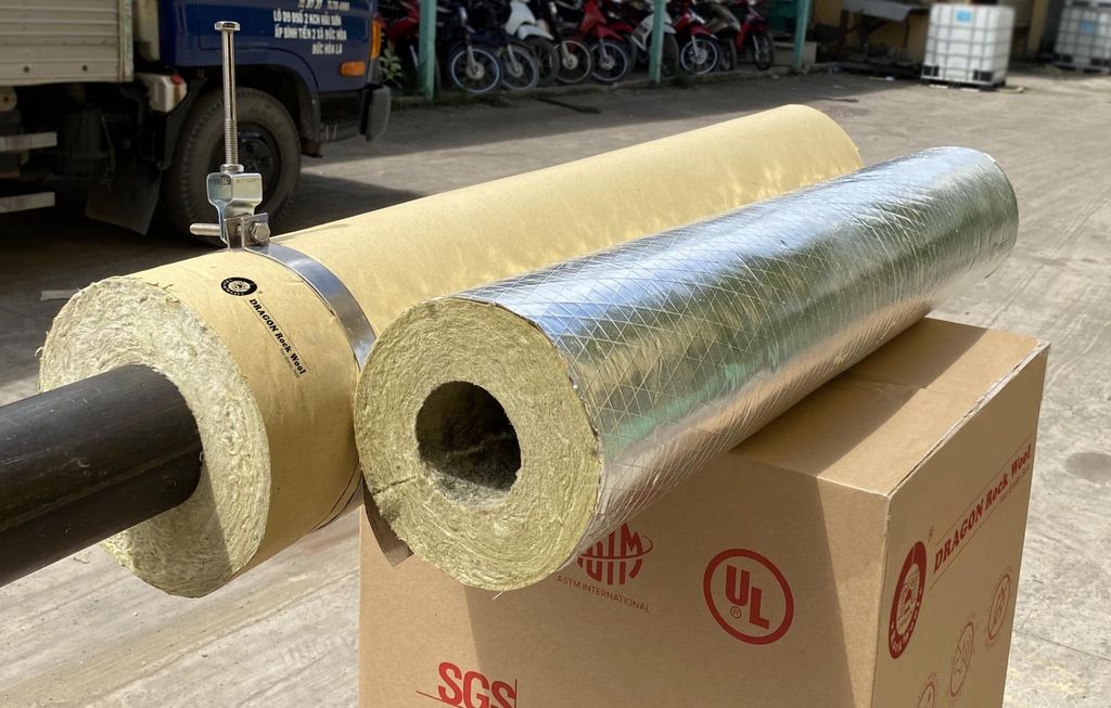 Bông Khoáng Rockwool Dạng Ống