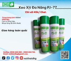 Keo Dán Dạng Xịt Đa Năng PJ-77: Siêu Dính, Tiết Kiệm, Đa Năng!