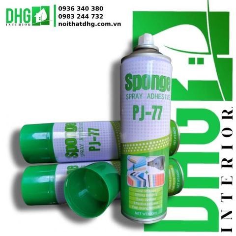 Keo Dán Dạng Xịt PJ-77: Nhanh Khô, Chắc Chắn, Tiết Kiệm Đến 60%