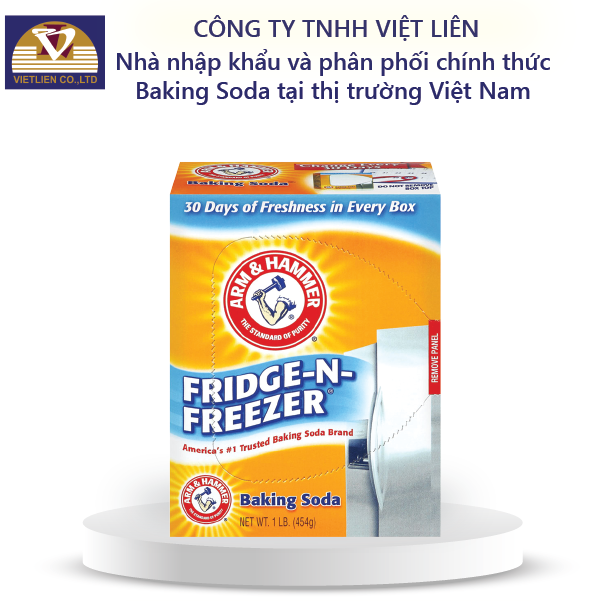  Muối Nổi khử mùi tủ lạnh Arm&Hammer Baking Soda 396.8g 