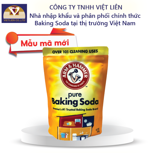  Bột Đa Năng Arm&Hammer Baking Soda 500g Scratchless Cleaning 