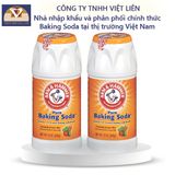  Combo 2 chai : Muối Nổi Rửa Rau Quả Arm&Hammer Baking Soda Tinh Khiết 340g 