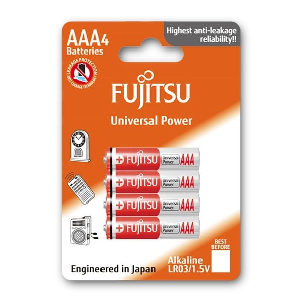  Pin Fujitsu LR03 (2B) FU-W-FI_SIZE AAA ALKALINE BATTERY 