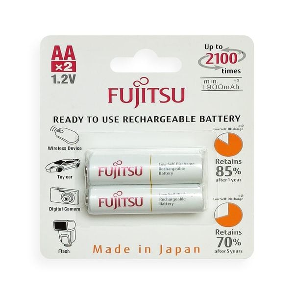  Pin Fujitsu HR-3UTCEX(2B) - AA - 1900mAh RECHARGEABLE BATTERY 