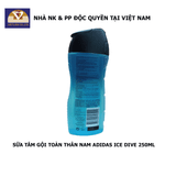  COMBO Lăn Khử Mùi Nam Adidas Dynamic Pulse 40ml + Sữa Tắm Gội Toàn Thân Nam Adidas Ice Dive 250ml 