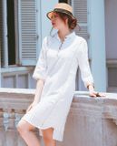  Đầm Sơ Mi Linen L'amant DRE135 