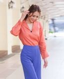  Áo Cổ Ve Linen Celosia TOP148 