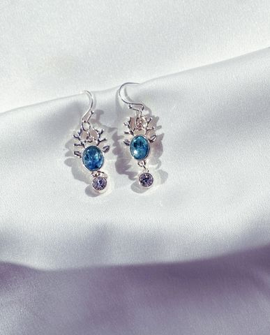 Bông tai bạc khuyên tai bạc hoa tai bạc trang sức đẹp phụ kiện thời trang cao cấp | Thời trang thiết kế Hity