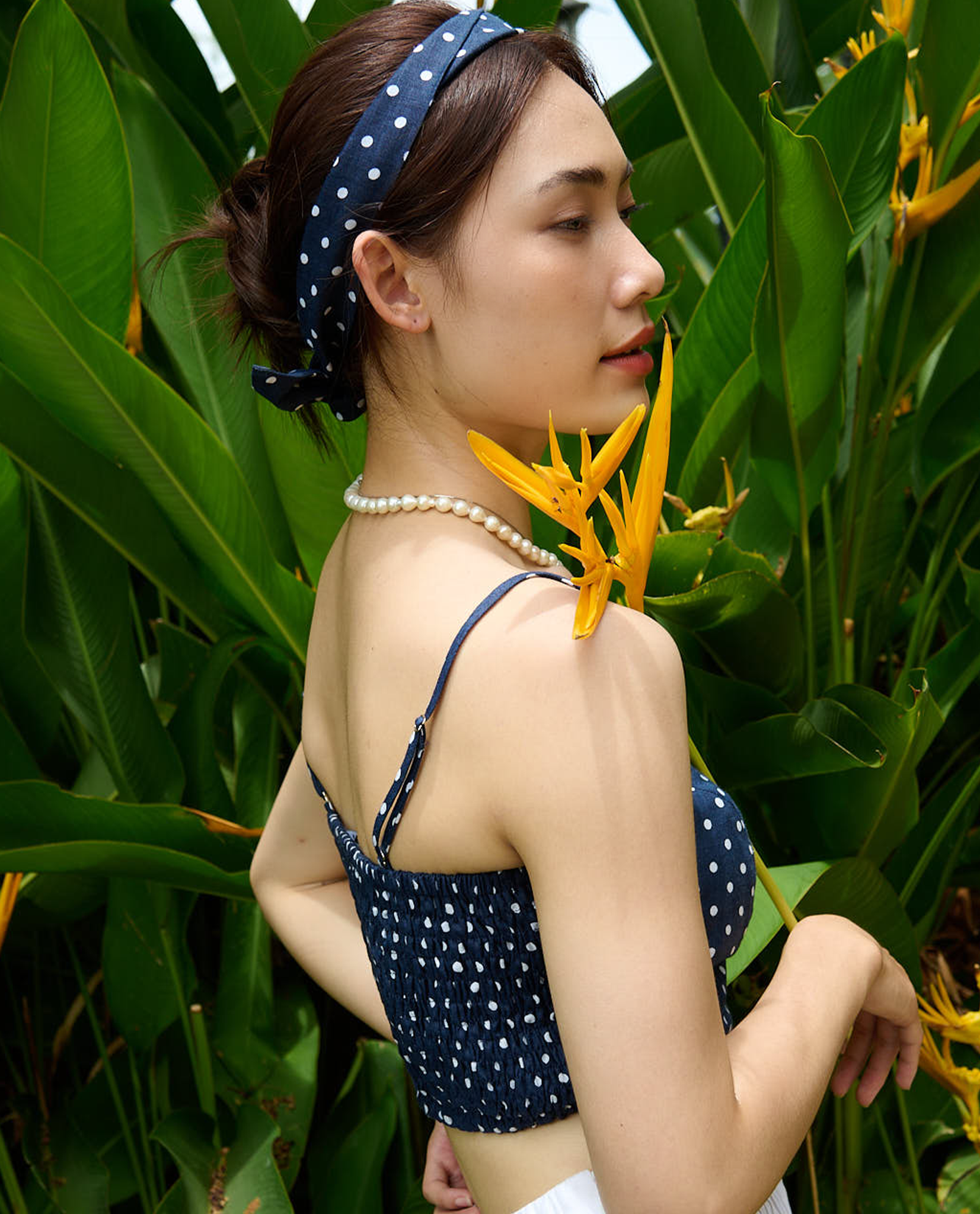  Áo Croptop Linen Hải Tinh TOP208 