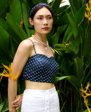  Áo Croptop Linen Hải Tinh TOP208 