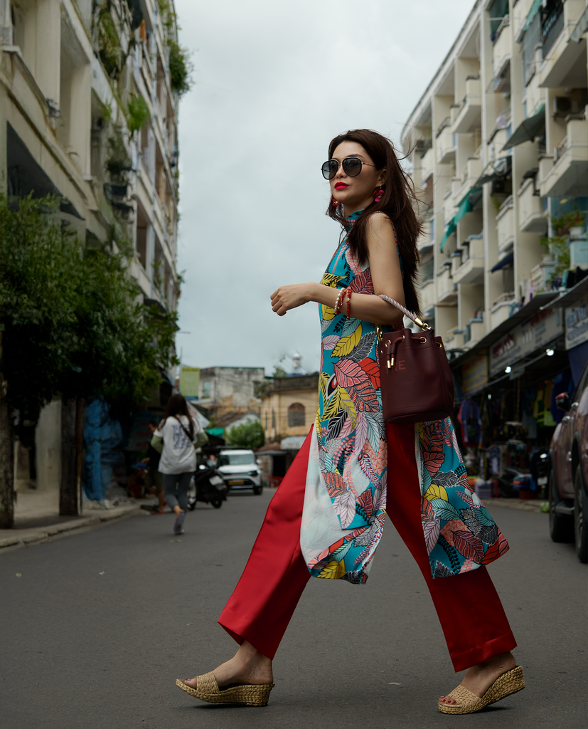 Áo dài lụa tơ tằm | Thời trang bền vững Hity