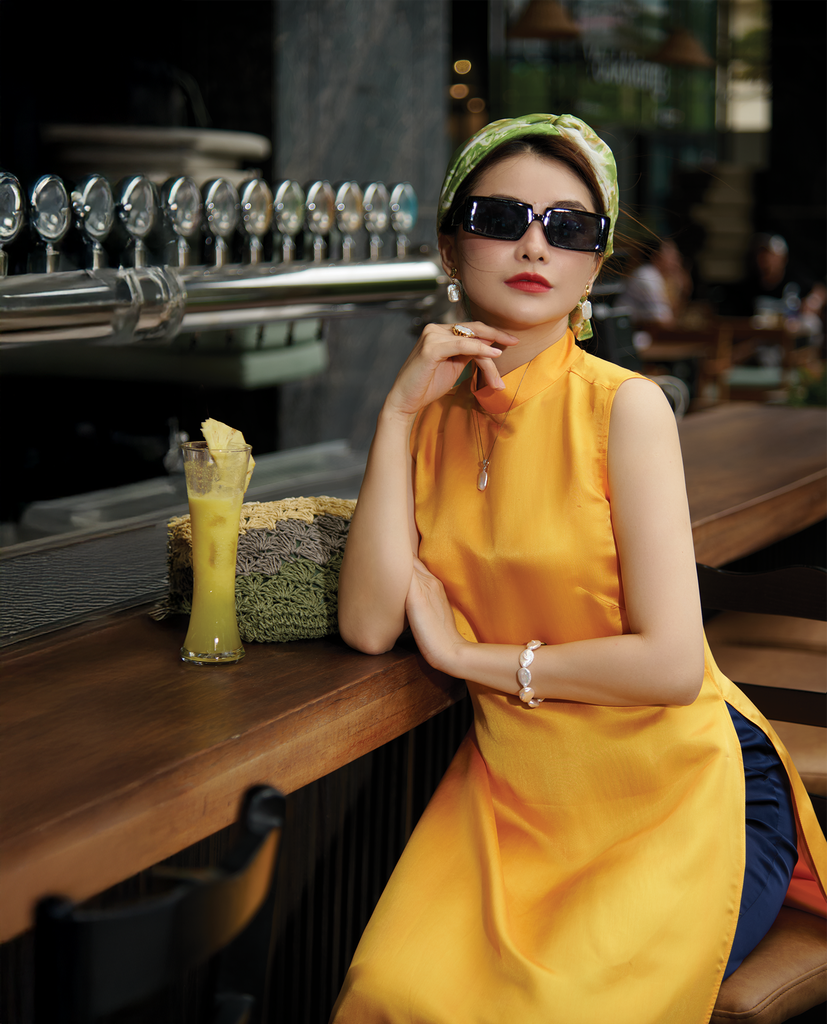 Áo dài lụa tơ tằm | Thời trang bền vững Hity