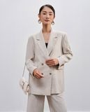  Áo Khoác Blazer Oversized Lanh TOP200 