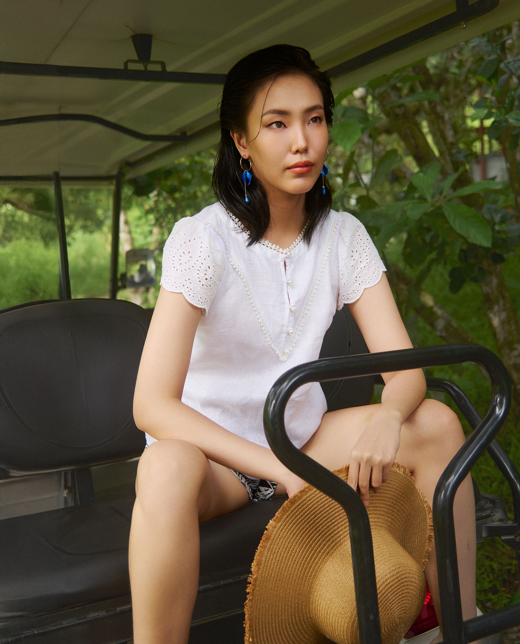  Áo Linen Ren Linh Lan TOP205 