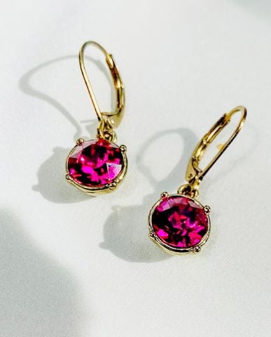 Bông tai pha lê swarovski hoa tai khuyên tai bạc trang sức đẹp phụ kiện thời trang cao cấp | Thời trang thiết kế nguyên bản Hity