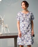  Đầm Linen Suông Mẫu Đơn DRE124 