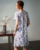  Đầm Linen Suông Mẫu Đơn DRE124 