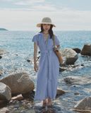  Đầm Maxi Linen Tuyền DRE173 