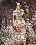  Đầm Sơ Mi Linen Bohemian DRE228 