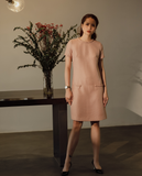  Đầm Suông Tweed Bình An DRE172 