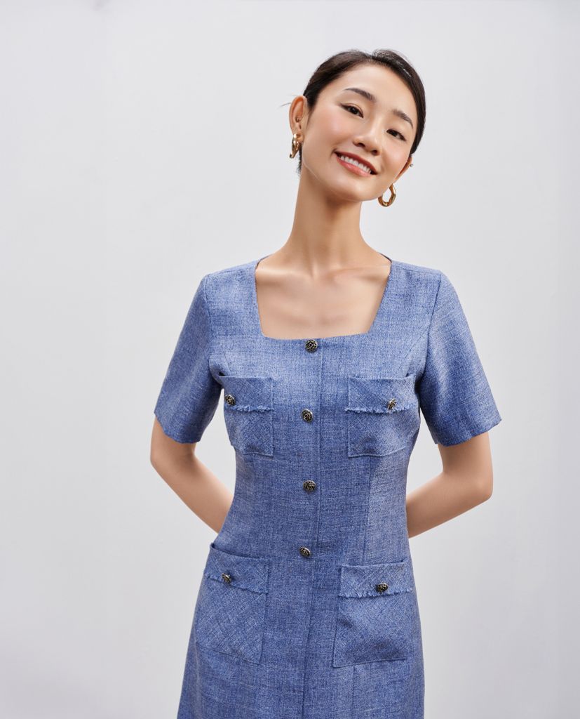 Tweed acrylic chất liệu thời trang cao cấp | Thời trang bền vững Hity