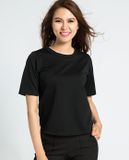  Áo Tshirt Phối Voan Noir TOP071 