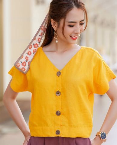 Giảm giá SET Áo croptop cổ vuông tay phồng + Chân váy chữ A - Mua Thông Minh