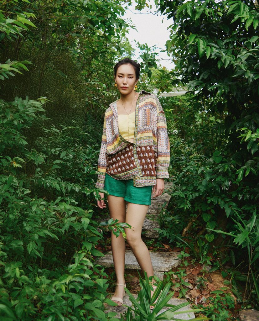 Áo sơ mi hoa vintage | Thời trang bền vững Hity
