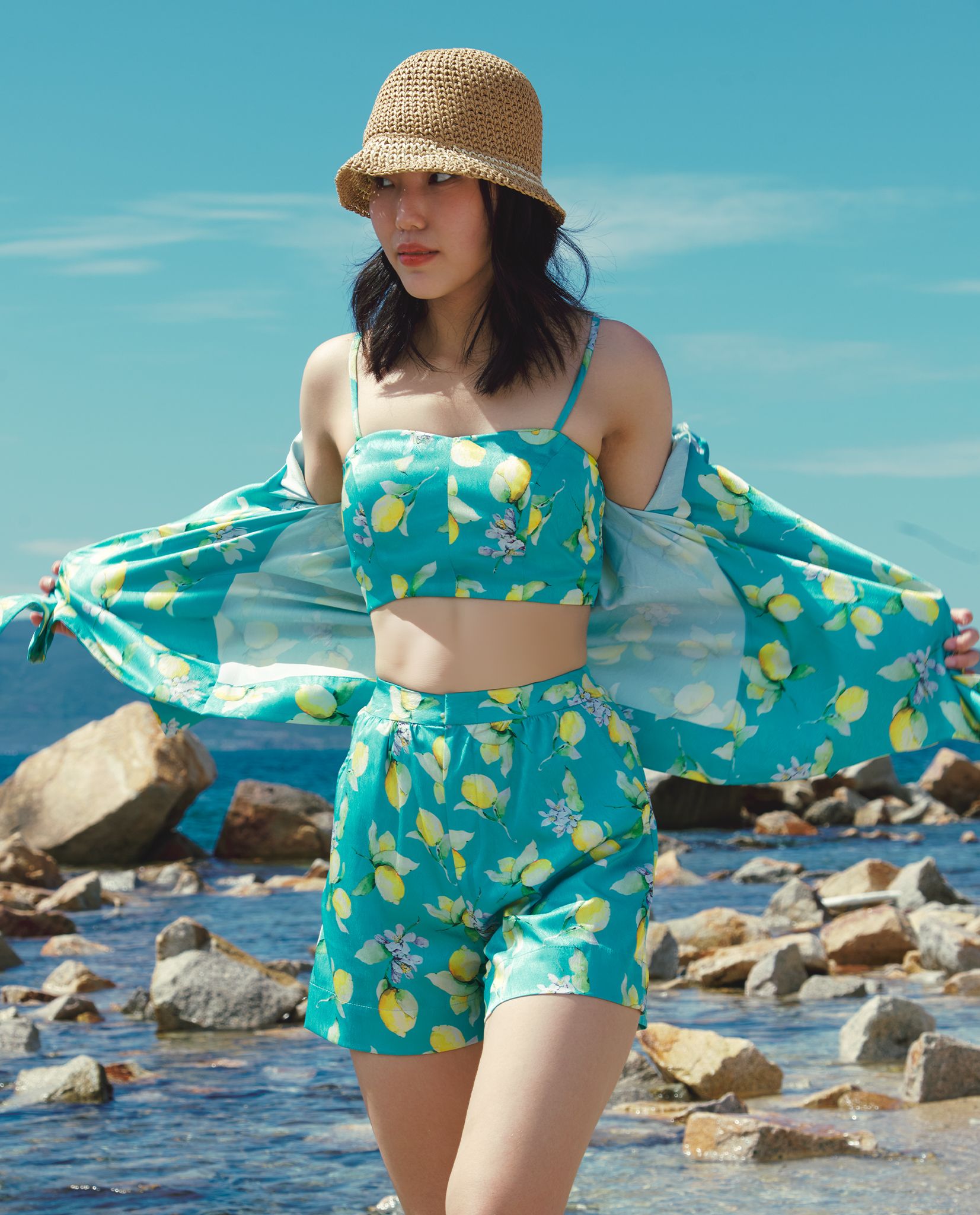  Quần Shorts Lụa Hạ Viên PAN236 