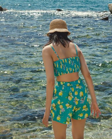  Quần Shorts Lụa Hạ Viên PAN236 
