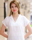  Áo Cổ Ve Linen Jilian TOP158 