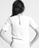  Áo Tshirt Phối Voan Blanc TOP071 