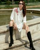  Áo Sơ Mi Oversized Sớm Mai TOP120 