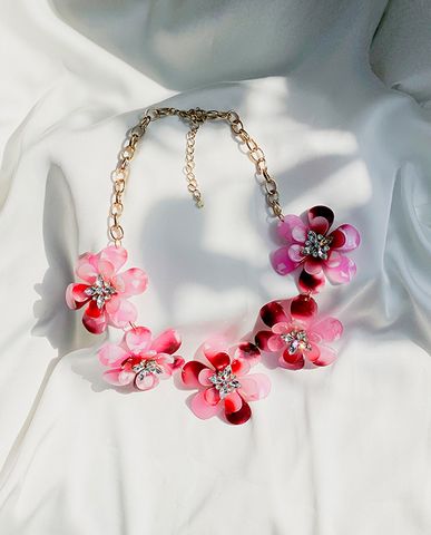 Vòng cổ statement bohemia hoa trang sức đi biển | Thời trang thiết kế Hity