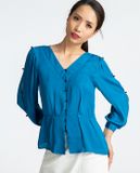  Áo Peplum Lụa Hải Vân TOP104 