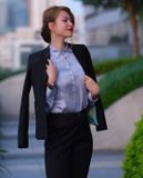  Áo Khoác Blazer TOP166 Đen Huyền Bí 