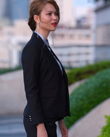 Áo khoác Blazer áo vest nữ áo blazer đen áo khoác cao cấp | Thời trang thiết kế Hity