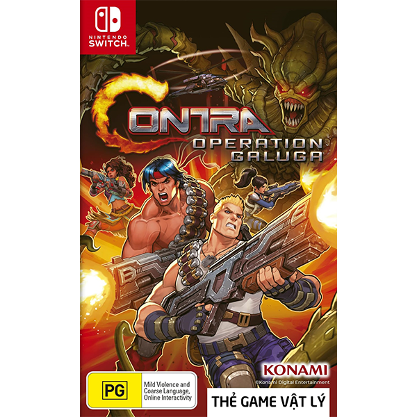 game Nintendo Switch Contra Operation Galuga