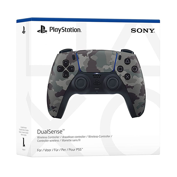 Tay cầm không dây PS5 DualSense Wireless Controller - Grey Camouflage