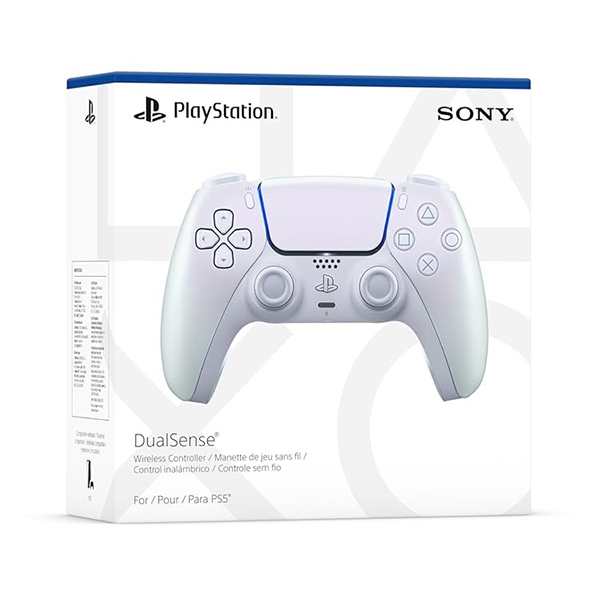 Tay cầm không dây PS5 DualSense Wireless Controller - Chroma Pearl chính hãng
