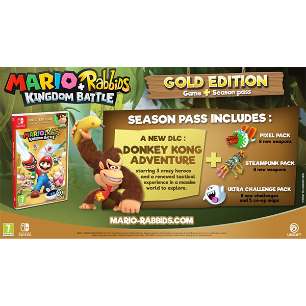 Mario + Rabbids Kingdom Battle Gold Edition cho máy Nintendo Switch