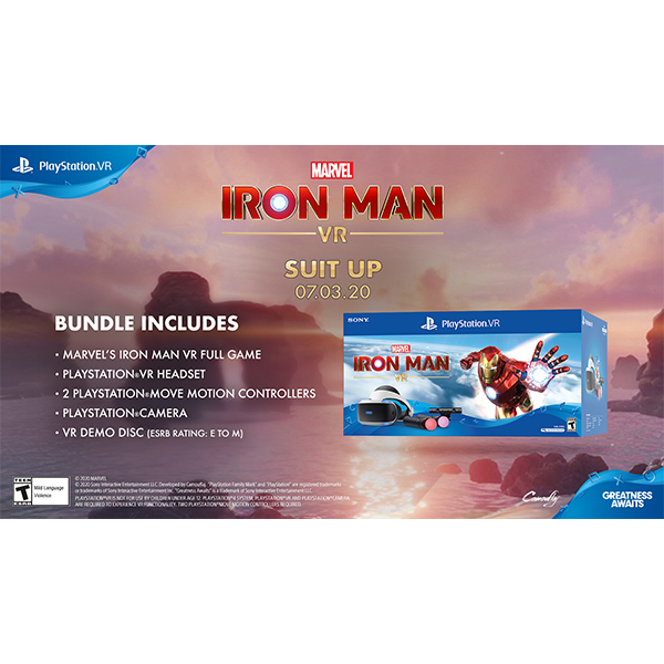 Kính PlayStation VR version 2 Marvel's Iron Man Bundle