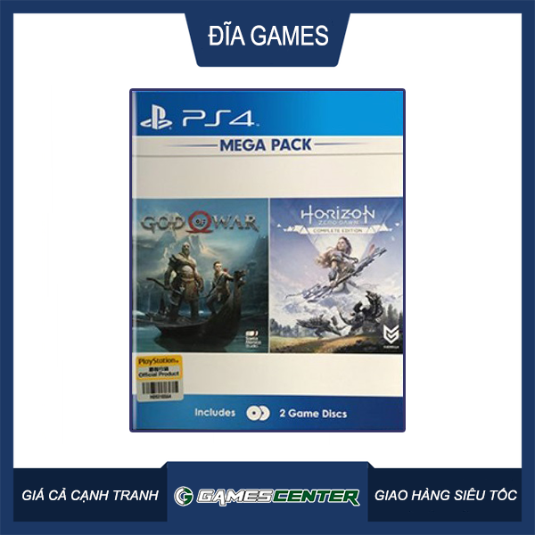 Mega Pack God Of War + Horizon Zero Dawn CE cho máy PS4