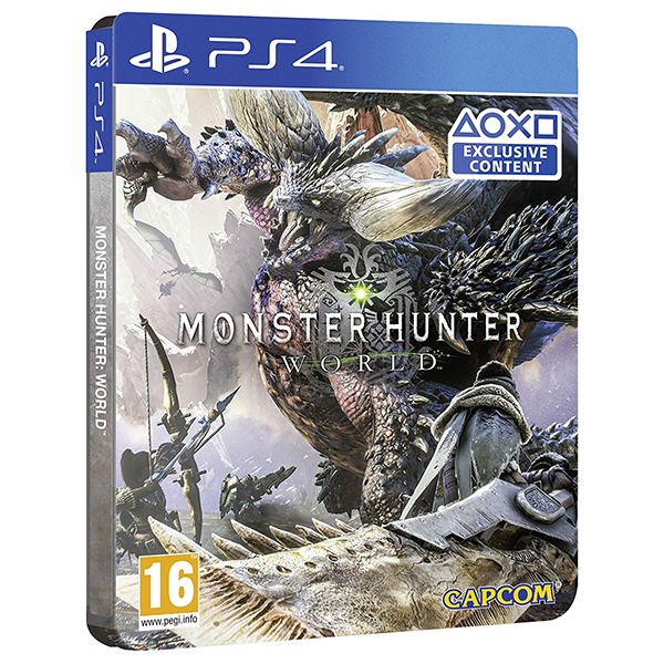 Monster Hunter World Steelbook Edition cho máy PS4
