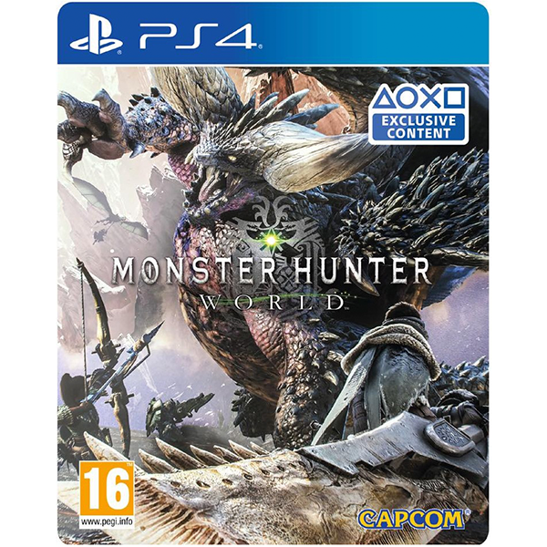 Monster Hunter World Steelbook Edition cho máy PS4