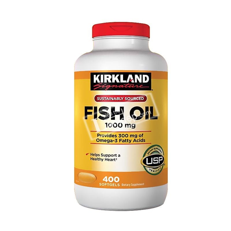 Dầu cá Kirkland Signature Fish Oil 400 Viên