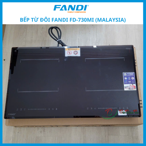 Bếp từ đôi Fandi FD-730MI- bảo hành chính hãng 3 năm (Tặng bộ nồi từ)