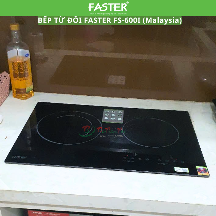 Bếp từ đôi Faster FS-600I (Malaysia)- Hàng chính hãng, bảo hành 3 năm