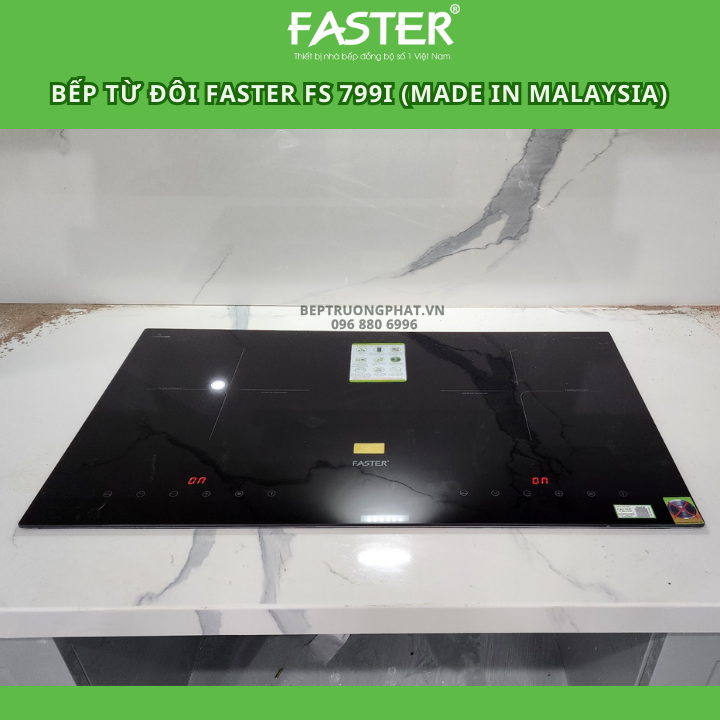 Bếp từ đôi Faster FS-799I - Made in Malaysia -BH chính hãng 3 năm