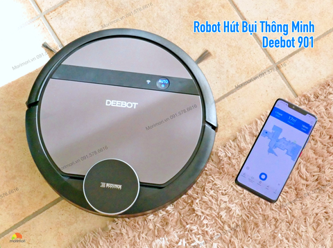 DEEBOT 901 DÒNG ROBOT THÔNG MINH VỚI HỆ THỐNG SMART SAVI